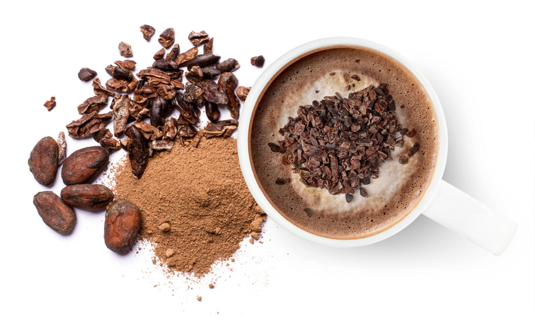 Νιφάδες κακάο και στα ροφήματα Νιφάδες κακάο, για μια ιδιαίτερη γεύση στα ροφήματά σας