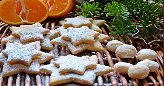 Cookies με άρωμα καρύδας & μανταρινιού